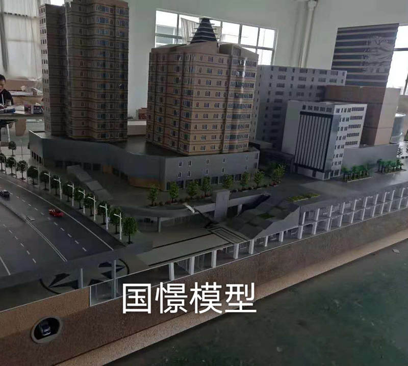 北京东城区建筑模型