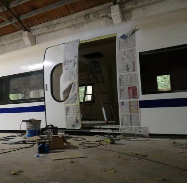 北京东城区高铁模型