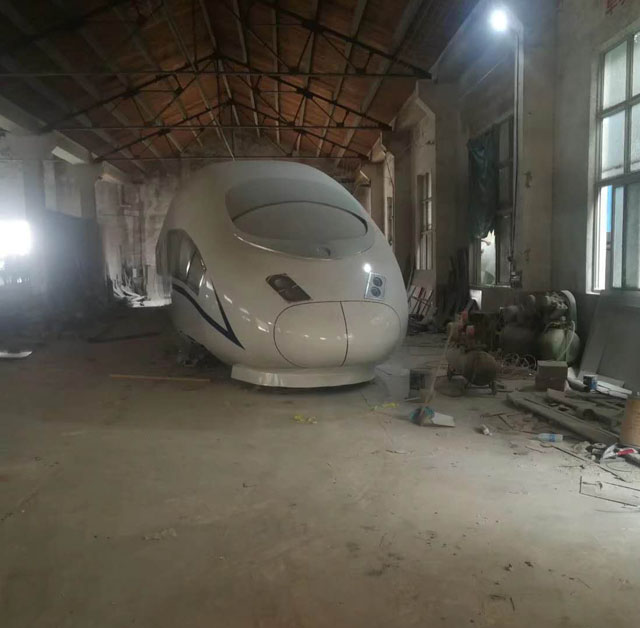 北京东城区高铁模型